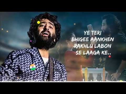 Aadha Tera Ishq Aadha Mera (Lyrics) Arijit Singh | Ranbir, Rashmika | Animal | Shreyas P | Satranga