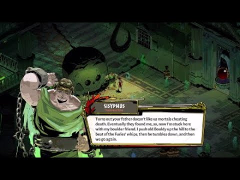 Hades : 'End to Torment' trophy + Sisyphus' Companion Shady (part of the 'Complete Set' trophy)