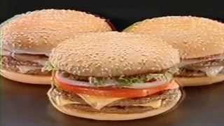 Old Burger King Commercial From The 80's - New Double Burgers