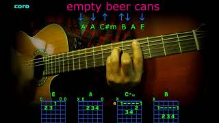empty beer cans jon pardi acordes en guitarra