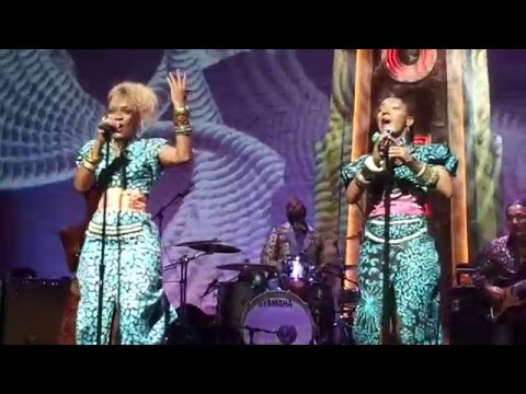 Les Nubians live at the Apollo in Harlem, New York - December 5, 2015