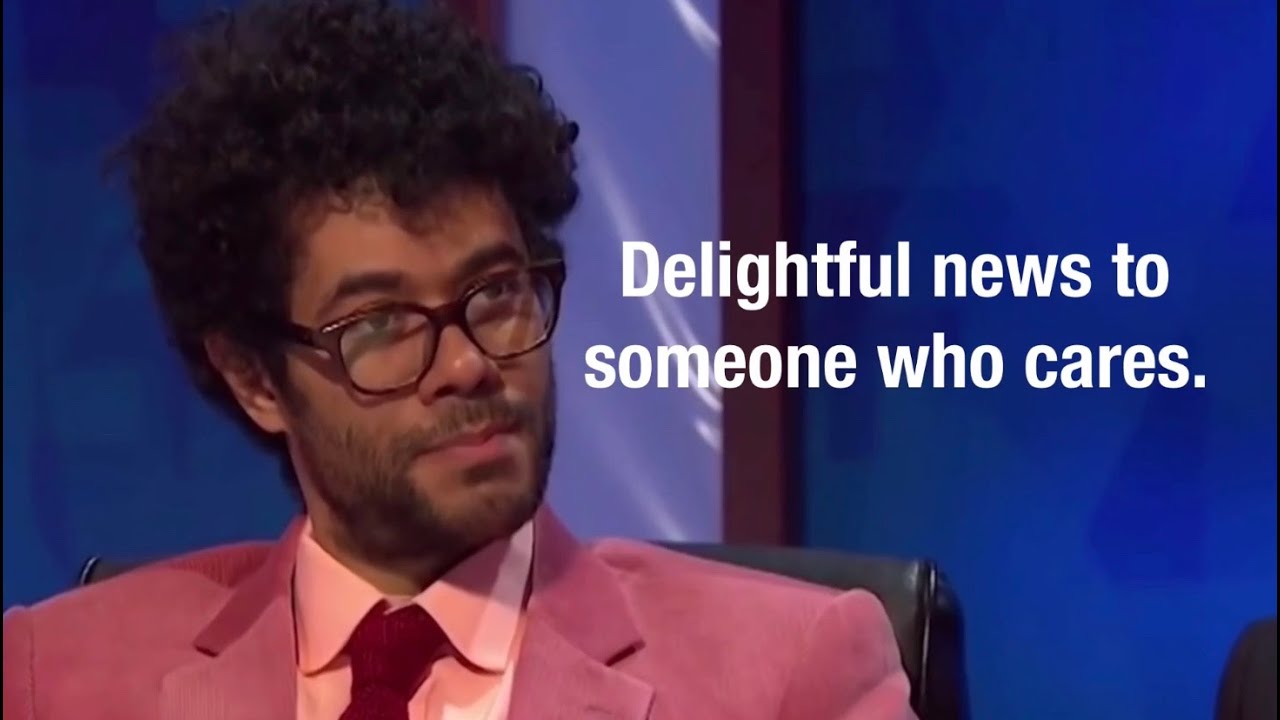 Richard Ayoade Being Epic