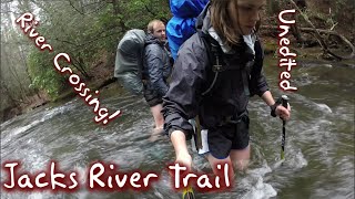 preview picture of video 'Winter River Crossing on the Jacks River Trail'