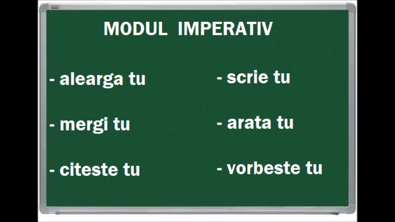 Watch Trece La Modul Imperativ Verbul Din Replica Regelui Now Modul Imperativ exemple | Exercitii Propozitii