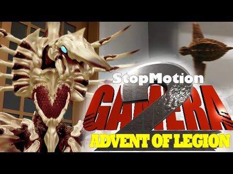 StopMotion GAMERA 2  ガメラ vs レギオン　海洋堂フィギュアで名作『ガメラ2 レギオン襲来』完全再現！