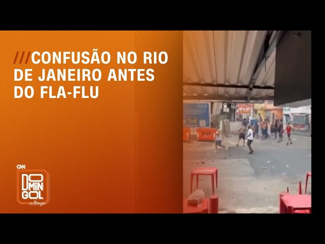 Briga entre torcidas do Flamengo e do Fluminense causa tumulto antes de clássico | DOMINGOL