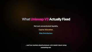What Uniswap V3 ACTUALLY Fixed