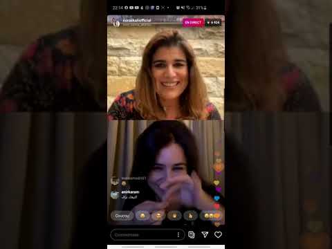 Nora skali live m3a samia akriou