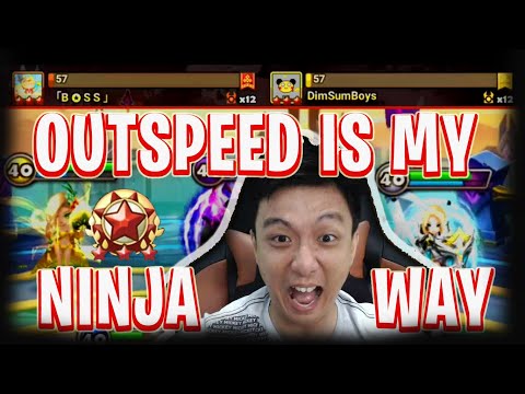 OUTSPEED IS MY NINJA WAY - Siege Battle VS BOSS AND DIMSUMBOYS META DEFENSE