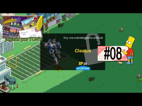 Los Simpson Springfield "Destino Spfld, Cap. 8 - Cleatus y el Campo de fútbol americano" por Tony