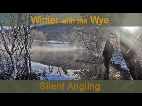 River fishing uk - winter river Wye - Barbel Pike Chub - Silent Angling