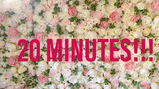 20 Minute Flower Wall |DIY| Huge