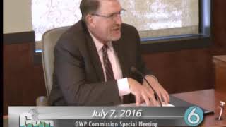 2016-07-07 - Glendale Water & Power Commission Special Meeting
