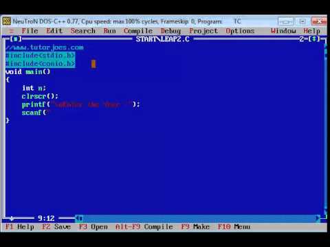 Finding The Given Year Is Leap or Not In C Program