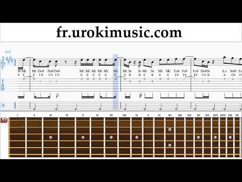 Cours de Guitare Silvestre Dangond Nicky Jam - Cásate Conmigo Tuto Partitions Partie#2 um-i829