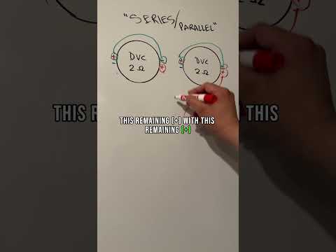 How To Wire 2 D2 Subs To 2ohm #Shorts #CarAudio #Bass #Subwoofer #installation