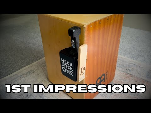 Cajon accessory - unboxing and 1st impressions - Schlagwerk Heck Stick ONE