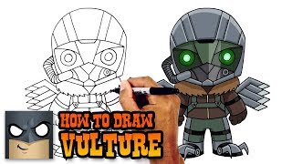 How to Draw Vulture  Spiderman Homecoming