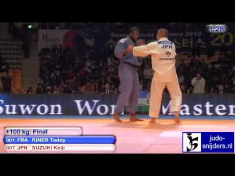 Judo 2010 Suwon: Teddy Riner (FRA) - Keiji Suzuki (JPN) [+100kg] final