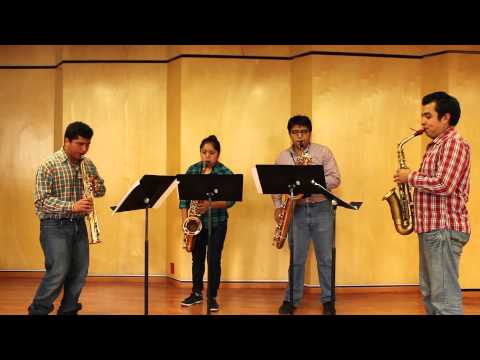 Portales de madrugada - Cuarteto de saxofones Ácatl