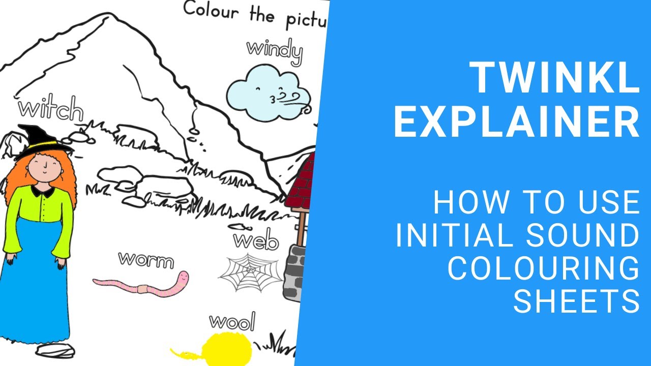 Initial Sound Colouring Sheets | Top Tips