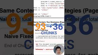 Naive vs Page-Level Chunking for RAG #rag #machinelearning #llm