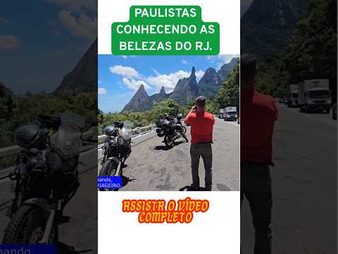 Paulistas conhecendo as belezas do estado do RJ. Mirante dedo de Deus. #viagemdemoto #tenere250