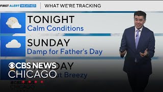 Afternoon rain for Father’s Day in Chicago