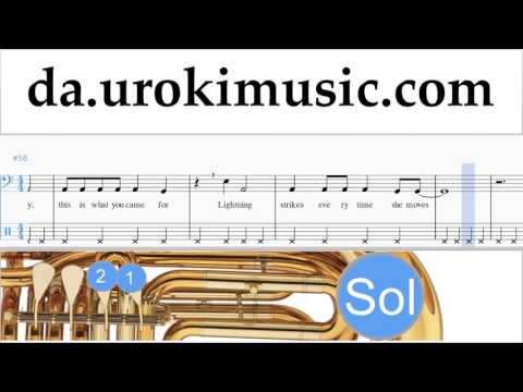 Tuba undervisning Calvin Harris ft. Rihanna - This Is What You Came For Lektioner Sange Del#2 um