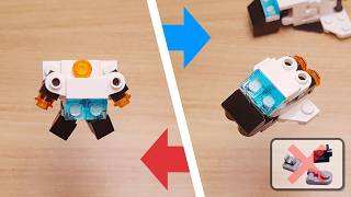 Mini LEGO Space Mini Shuttle transformerrobot Shuttle Boy Little!