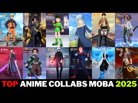 92 Anime-Collab-Skins 2025: Eingang | AOV | Onmyoji Arena | MLBB | HOK | Jump Assembly