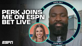 Big Perk joins ESPN BET Live and makes his Game 4 predictions 👀 Knicks and Celtics to win? 🤔