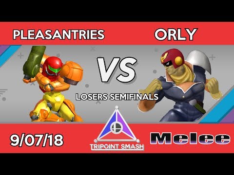 ORLY (Captain Falcon) vs Pleasantries (Samus) - Tripoint Smash 27 Loser's Semifinals