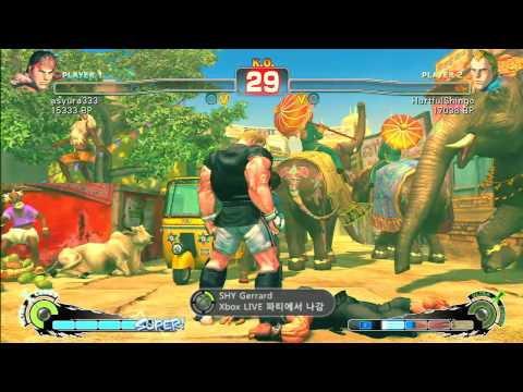SSF4 Rank Match  asyura333 (RY)  vs  HurtfulShingo (AB)