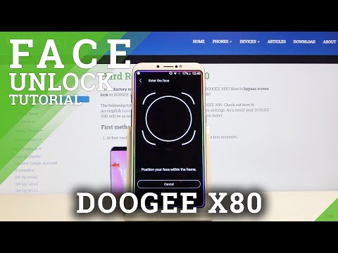 How to Activate Face Recognition Feature in Doogee X80 - Set Up Face Unlock