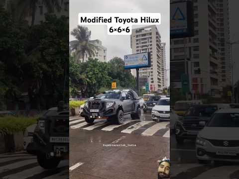 Modified Toyota Hilux 6×6×6😱🔥🇮🇳