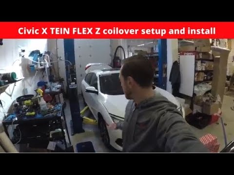 Heeltoe Install - TEIN Flex Z in 2016+ Civic EX Sedan (FC1/FC2)