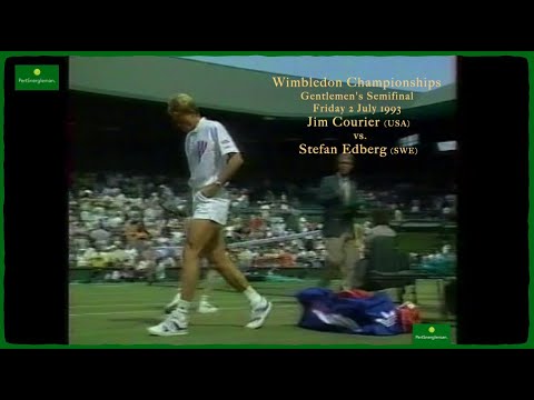 FULL VERSION 1993 - Courier vs Edberg - Wimbledon