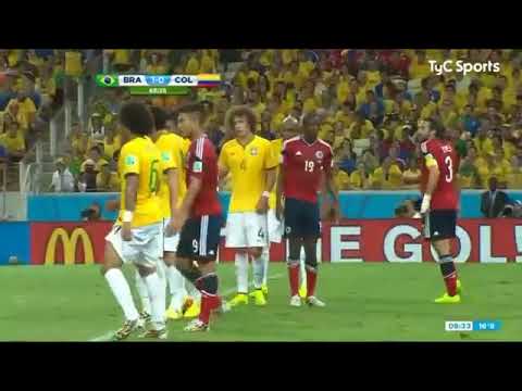 Gol Anulado A Yepes Ante Brasil   Mundial Brasil 2014