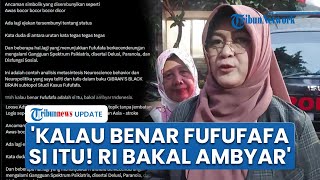 Dokter Tifa Yakin 99,9 % Akun Fufufafa Punya Gibran: Kalau Benar Milik Si Itu, Indonesia Bisa Ambyar