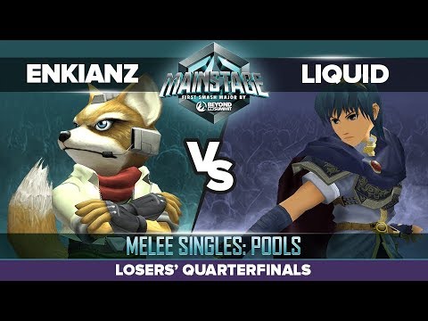 Enkianz vs Liquid - Losers' Quarterfinals: Melee Singles Pools - Mainstage | Fox vs Marth