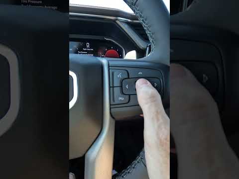 2023/2024 GMC Sierra Digitial Dash Layout Trick