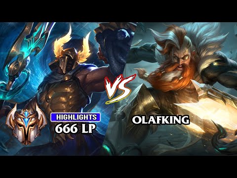 [KR] 13.18 - CHALLENGER PANTHEON ''Spear Shot'' vs GRANDMASTER OLAF ''OLAFKING'' - TopLane Kingdom
