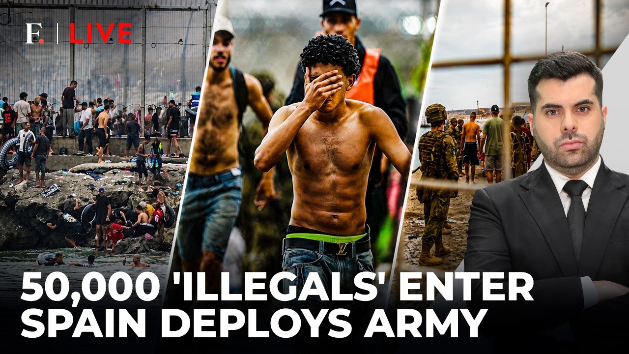 Spain Border Crisis: Military Sent to Ceuta as Migrants Breach Frontier | Firstpost Live
