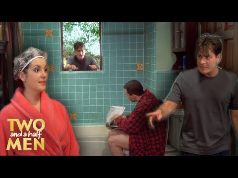 Charlie’s on the Run... From Rose! | Two and a Half Men