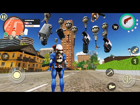 Rope Hero Vice Town (Purchase New Aerostat Shotgun) | Rope Hero Funny Gameplay | Games Kon