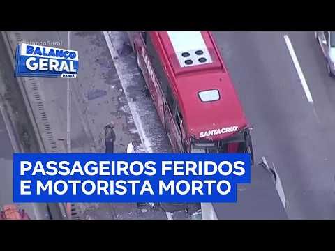Acidente com caminhão deixa motorista de ônibus morto na rodovia Fernão Dias, em Guarulhos (SP)