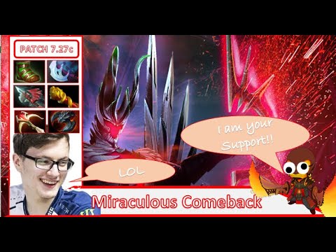 [7.27c] Tetep Fokus Walaupun Sering di Gank - Miracle Terrorblade vs Topson Anti-mage