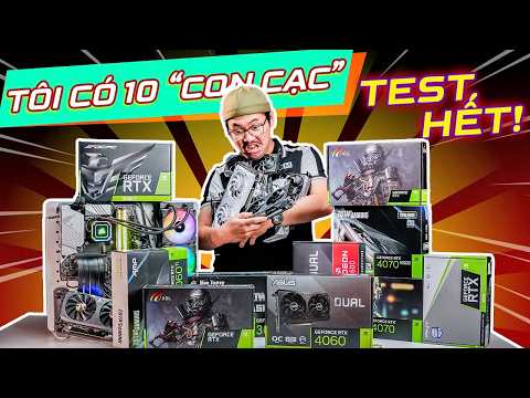 PCM TEST 10 CARD ĐỒ HOẠ Để Giúp Bạn Chọn VGA Ưng Ý!