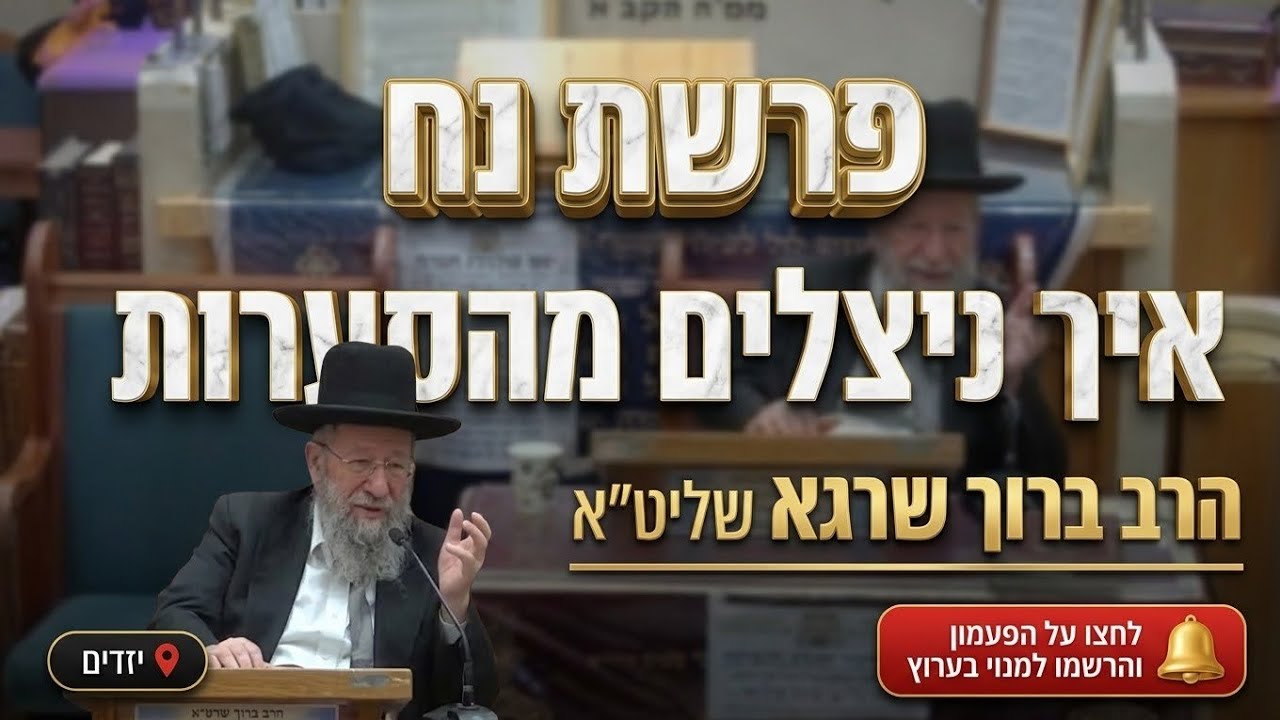 הרב ברוך שרגא • פרשת נח: איך ניצלו עוג והראם מהמבול?